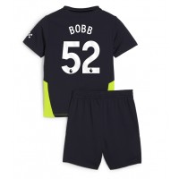 Manchester City Oscar Bobb #52 Replica Away Minikit 2024-25 Short Sleeve (+ pants)